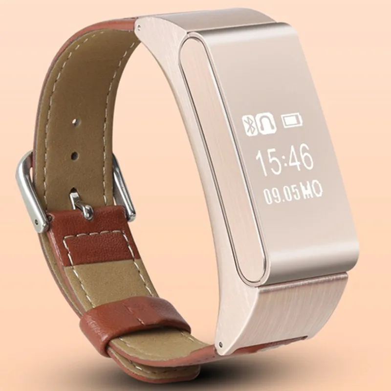 Smart Bracelet Heart Rate Fatigue State Bluetooth headset 4 0 for Cellular phone Handsfree IOS Android