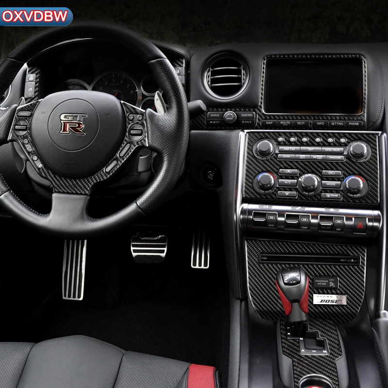 Аксессуары для nissan GTR R35 LHD RHD стикер стайлинга автомобиля из углеродного волокна