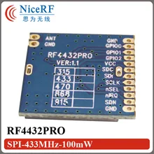 20 шт./лот 14 на расстояние км Диапазон | 100 мВт SPI интерфейс RF4432PRO 433 МГц беспроводной модуль