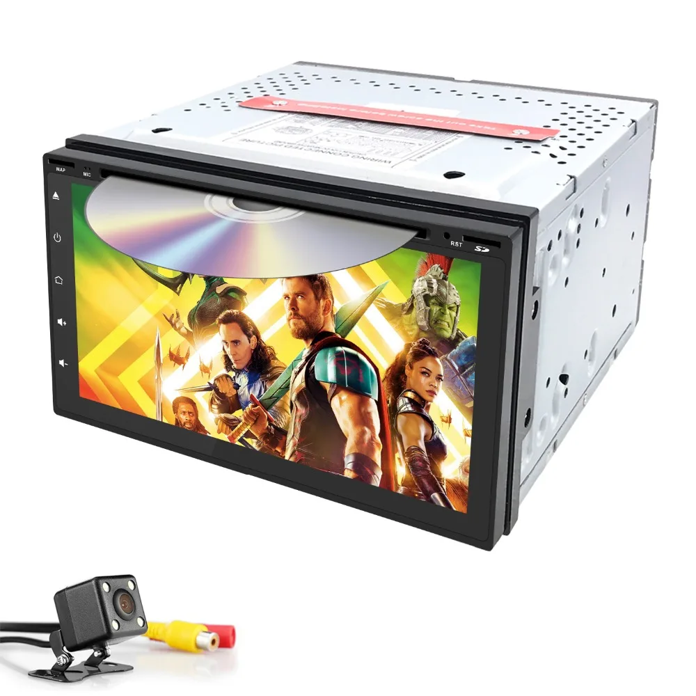 Perfect 4GB+32GB Android 8.0 Auto Radio 8/OctaCore 7Inch 2DIN Universal Car DVD player GPS Stereo Audio Head unit Support DAB DVR OBD BT 5