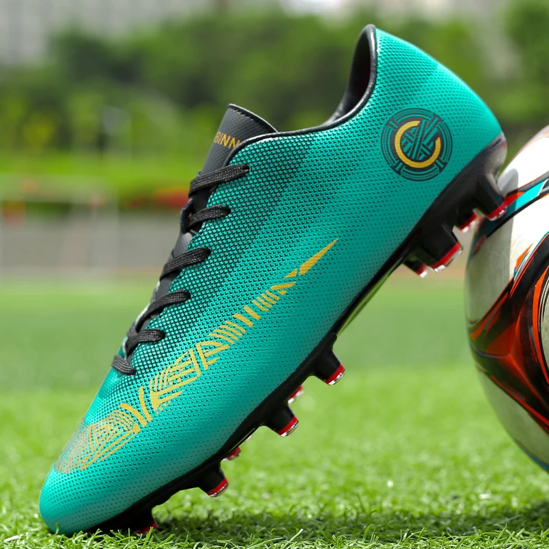 

BOOMING Professional Outdoor Training Soccer Shoes Football Cleats Shoes Men's Football Boots Long Spikes Soccer Shoes Size35-45