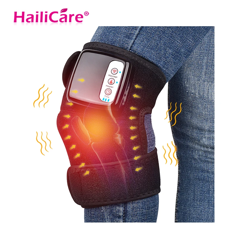 Knee Heat Massager Protable Knee Wrap Massager for Joint Pain Relief Physical Treatment Cordless & Rechargeable Health Care