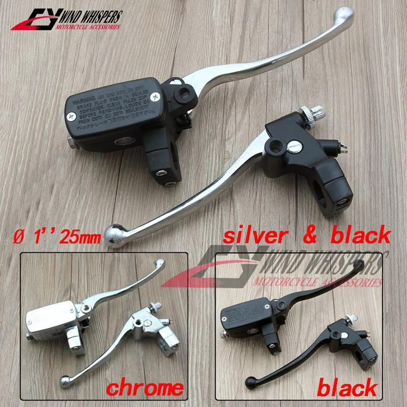 

1''25mm Clutch Lever Mirror seat Hydraulic Brake Master Cylinder For Honda Magna Steed VLX Shadow 250 400 600 750 VT600 VT750