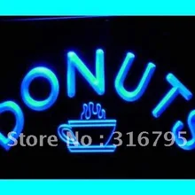 I072 пончики кофе Enseigne Lumineuse светодиодный неоновый свет вывеска Вкл/Выкл Переключатель 20+ цвета 5 размеров
