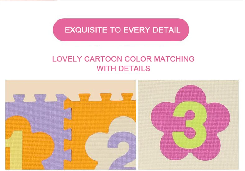12 foam puzzle baby play mats