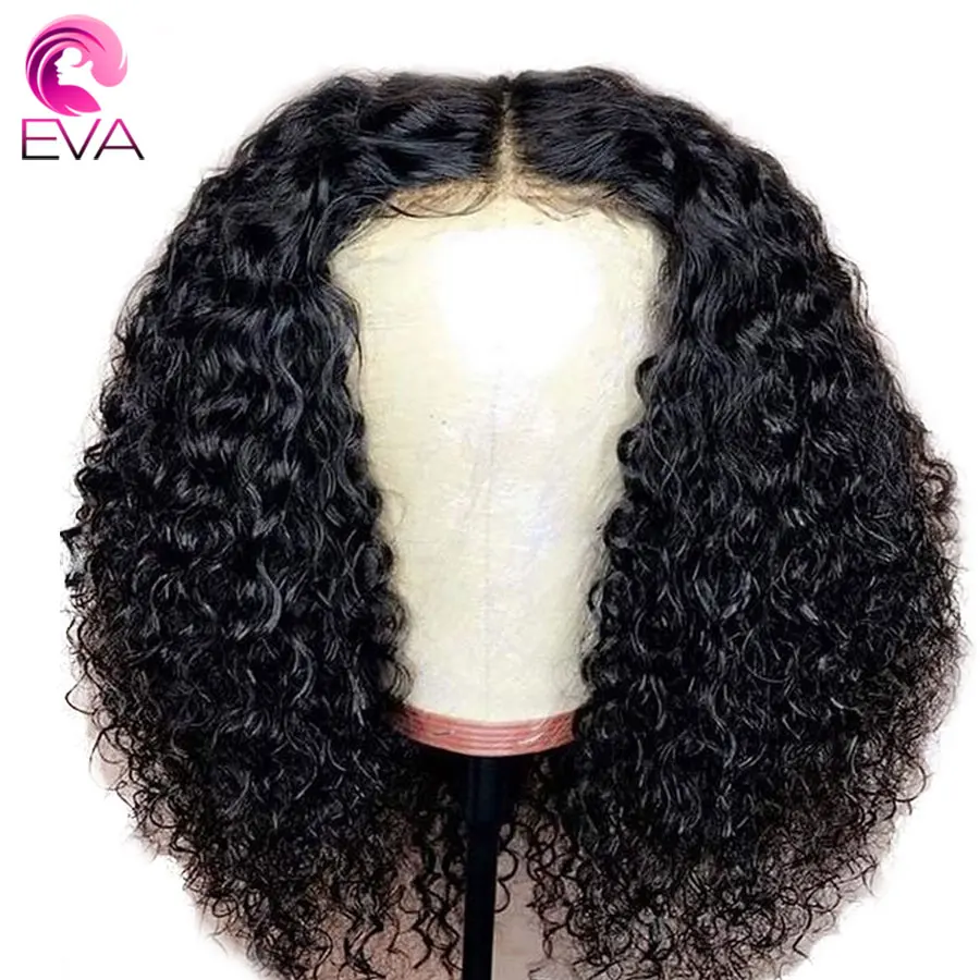 

Eva Hair Full Lace Human Hair wigs Pre Plucked Brazilian Curly Wig For Black Women Lace Wigs With Baby Hair Remy Hair