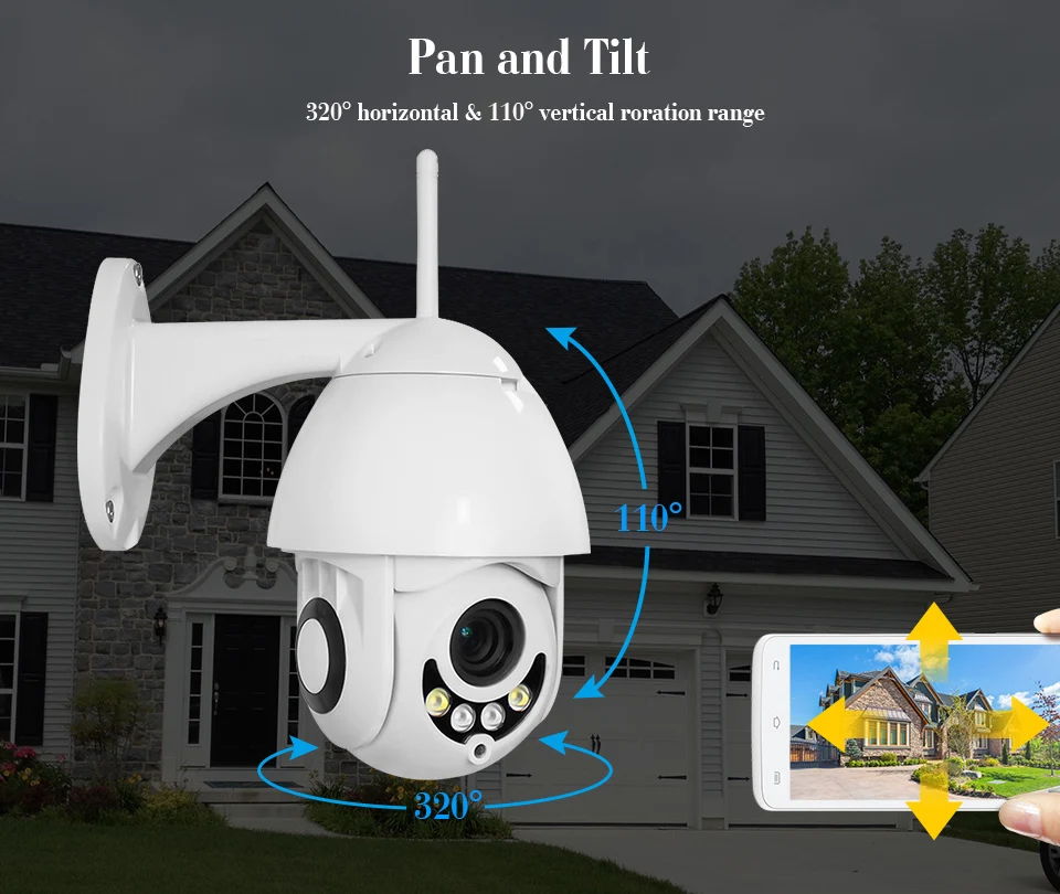 LOOSAFE, новинка, 5X оптический зум, ip-камера, 1080 P, беспроводная, wifi, IP CCTV, камера безопасности, PTZ, скоростная купольная, IR, уличная, водонепроницаемая камера s