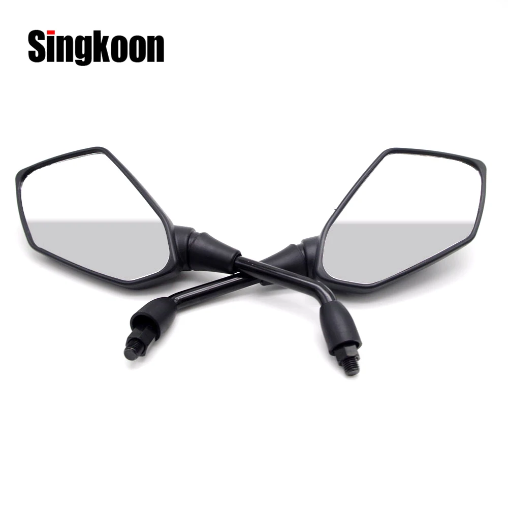 

Universal 10mm motorcycle mirror Accessories Black Side Rearview Mirrors FOR mt 125 honda x4 bmw k1200r bws 125 buell cf moto