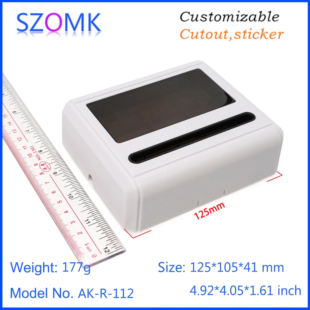 1 шт., 125*103*38 мм szomk корпус электрического инструмента Пластиковый корпус для ЖК-дисплея распределительная коробка Новое поступление пластиковая коробка для проекта