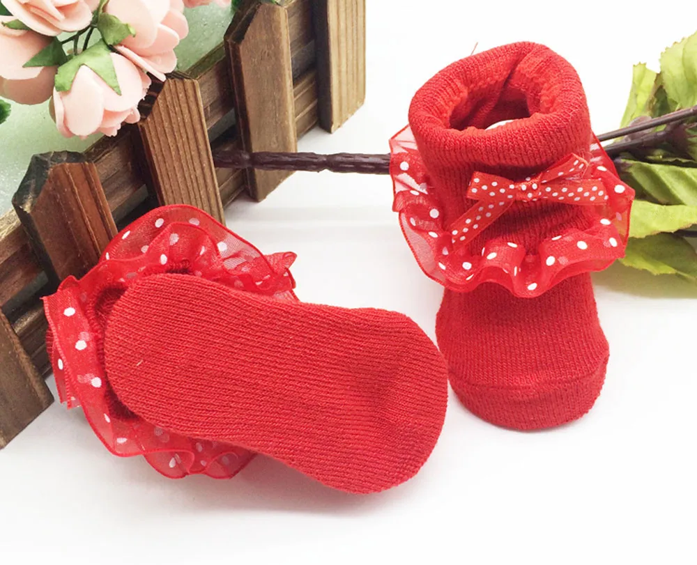Bowknots Socks Toddlers Combed Cotton Ankle Socks Baby MM5.9