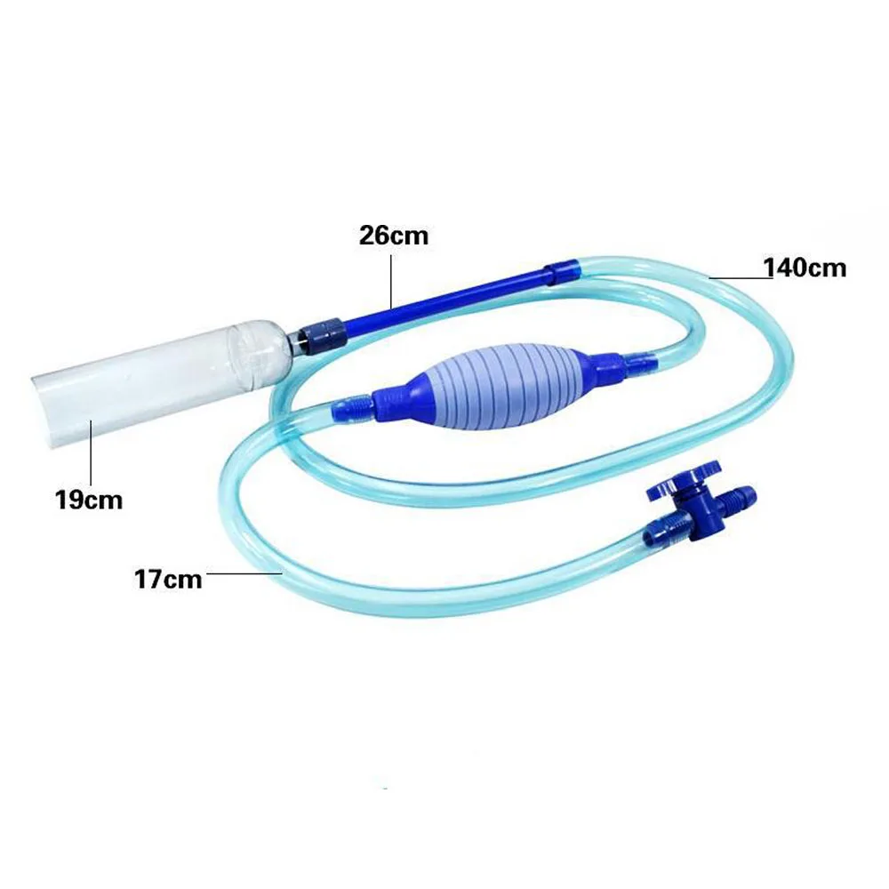 Nicrew очиститель гравия для аквариума сифон инструмент для очистки полуавтоматический фильтр аквариумный пылесос для Aquario