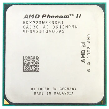 

AMD Phenom II X3 720 Triple-Core 2.8Ghz/ 6M /95W / 2000GHz CPU Processor Socket AM3 AM2+ 938 pin