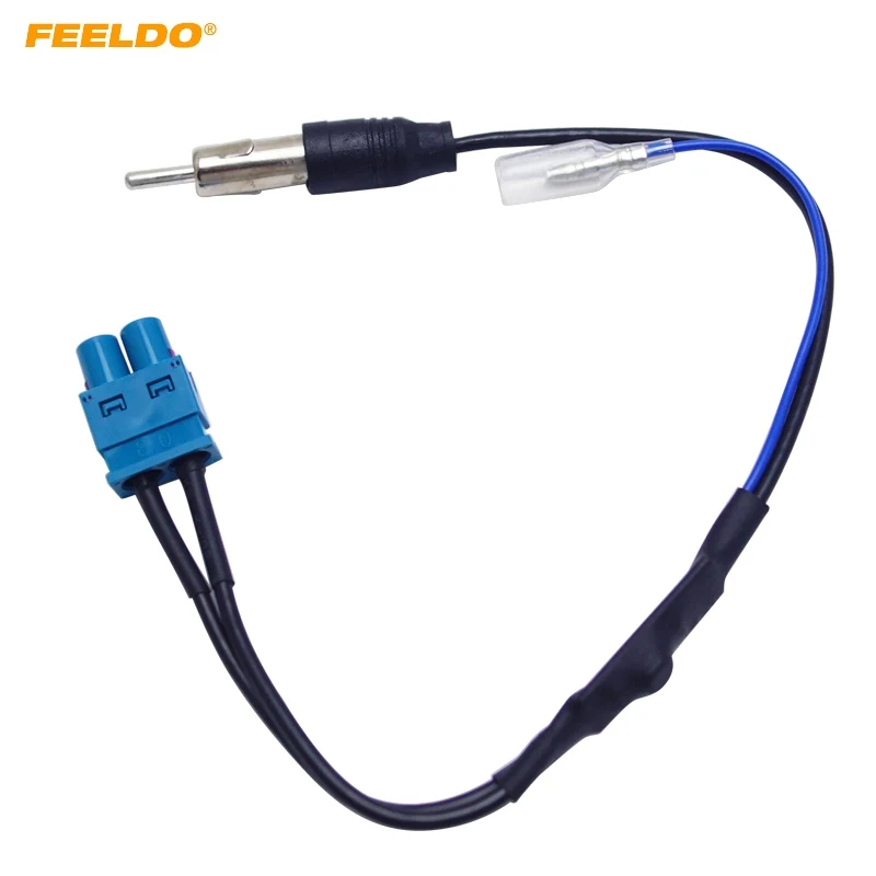 FEELDO Special Dual FAKRA RF Radio Antenna Adapter For Volkswagen