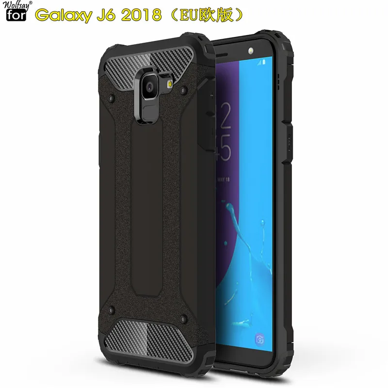 Wolfsay For Cover Case Samsung Galaxy J6 2018 J600g Hybrid