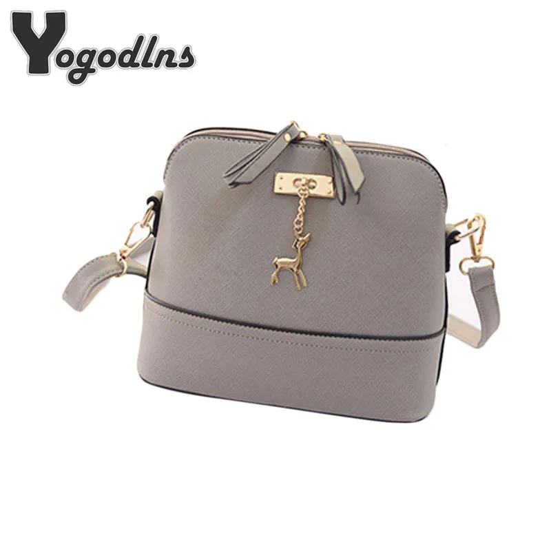 

New Women Messenger Bags Vintage Small Shell Leather Handbag Casual Bag Handbag Women Bags Handbags Women Famous Brands