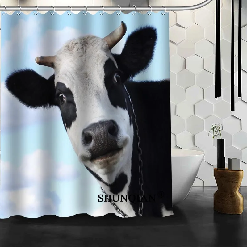 Online Get Cheap Cow Shower Curtain -Aliexpress.com Alibaba Group Waterproof Bathroom Curtains Modern COW Shower Curtain polyester Bath screens Customized curtain(China) - Online Get Cheap Cow Shower Curtain -Aliexpress.com Alibaba Group