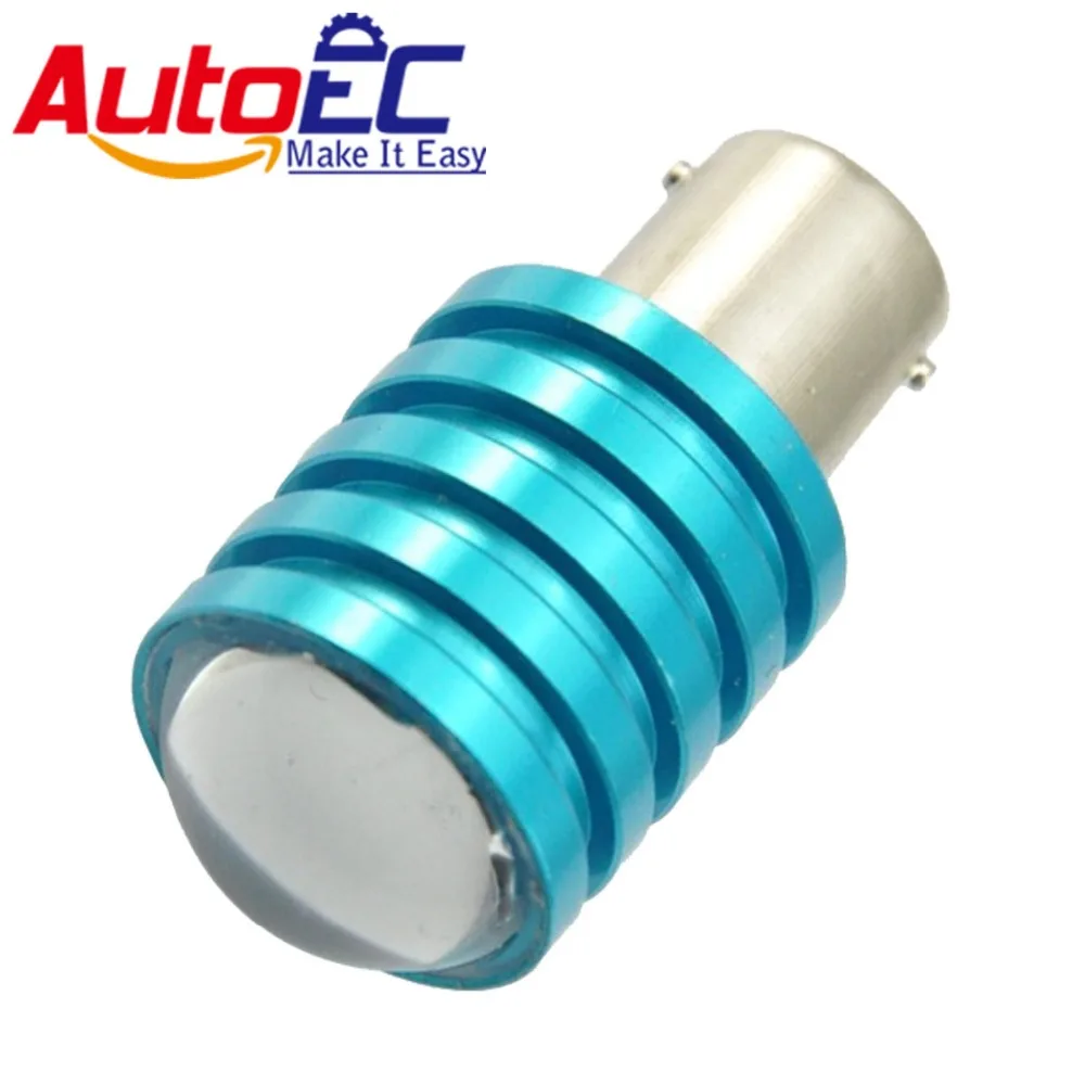 AutoEC 2x1156 1157 светодиодные чипы Q5 7 Вт Высокая мощность BA15S светодиодный льная