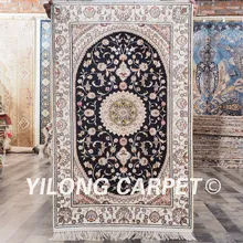 YILONG 2,5 'x4' ручной работы персидский традиционный шелковый ковер гостиная спальня Кашмир шелковый ковер(YHW300AB2.5x4