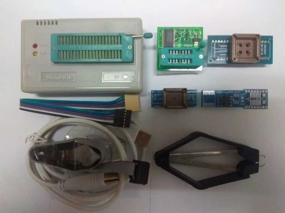 V10.37 XGECU 100% original TL866A TL866II Plus Nand Flash 24 93 25 Bios ECU USB Universal Programmer +5 items+SOIC8 clip+V1.8 | Компьютеры