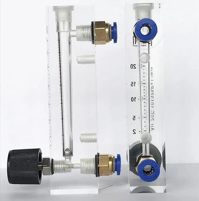 Débitmètre de gaz d'azote avec vanne de commande, débitmètre d'air, 0,5 L, 1L, 1,5 L, 2L, 3L, 4L, 5L, 10L, 15L, 20L, 25L, 30L, 35L, 1PC