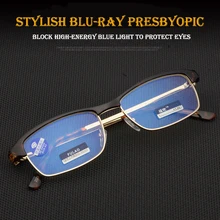 Новые очки для чтения UV400 Анти-Blu-ray радиационное стекло женские мужские модные очки+ 1,0 1,5 2,0 2,5 3,0 3,5 4,0