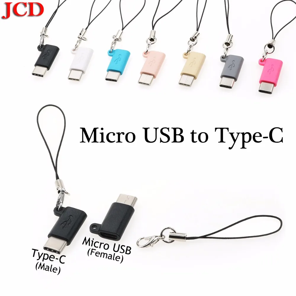 JCD для Xiaomi 5 6 8 type-c Otg адаптер Micro Usb-type c зарядное устройство разъемы для huawei p20 pro p10 type c на Usb-c кабель usbc