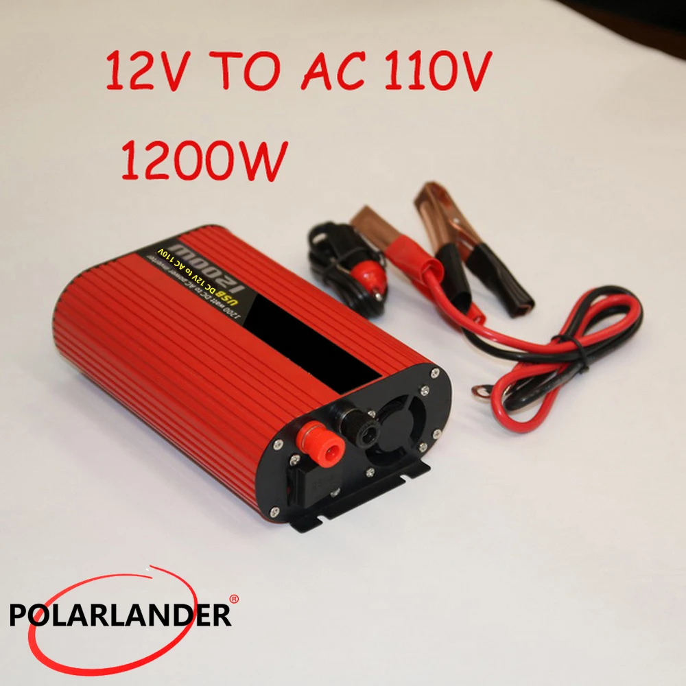 DC 24V to AC 220V/ Power Inverter Charger Dual USB 12V 110V/ 1200W Converter | Автомобили и мотоциклы
