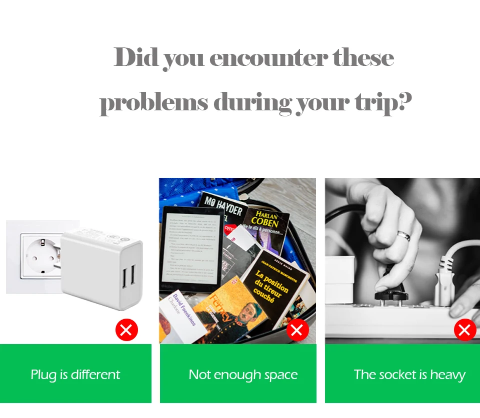 1PC European EU Plug Adapter High Quality Practical Universal US UK AU to EU Plug Travel Power Adaptor Electric Charger Sockets (2)