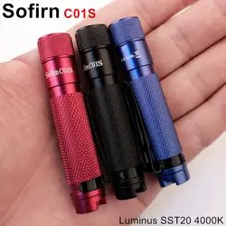 Sofirn C01S BLF Мини светодиодный фонарик AAA Twisty высокий 95 CRI SST20 4000 к светодиодный фонарик для ключей шляпа свет с зажимом