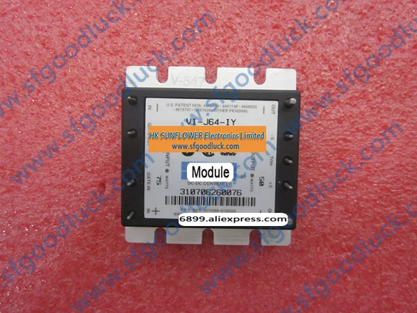 VI-J64-IY Power Module D-D Conv. 1 Output 48V 1.04A 50W 200V-400V Input Half Brick | Электронные компоненты и
