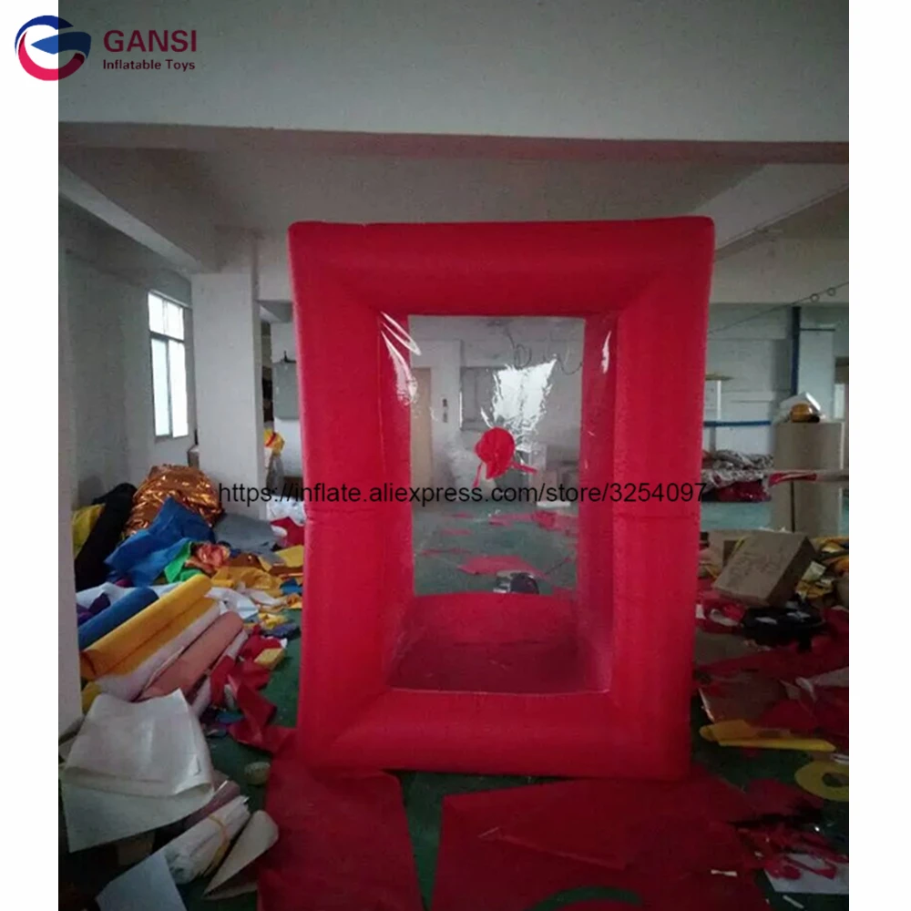 

2018 новый дизайн, встроенный куб для надувных купюр, 1,5*1,5*2 м, надувная машина для продажи