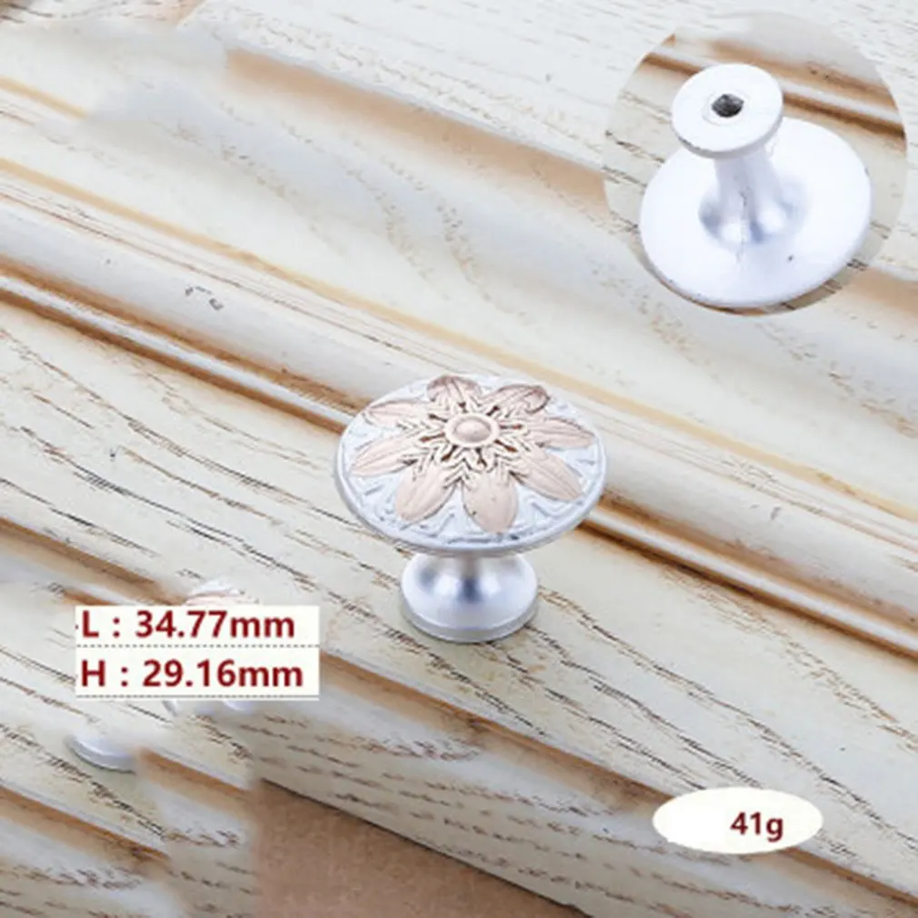 European Door Pull Handles Cabinet Hardware Handle Ivory White with Gold Edge for Home Office Cupboard DIY | Обустройство дома