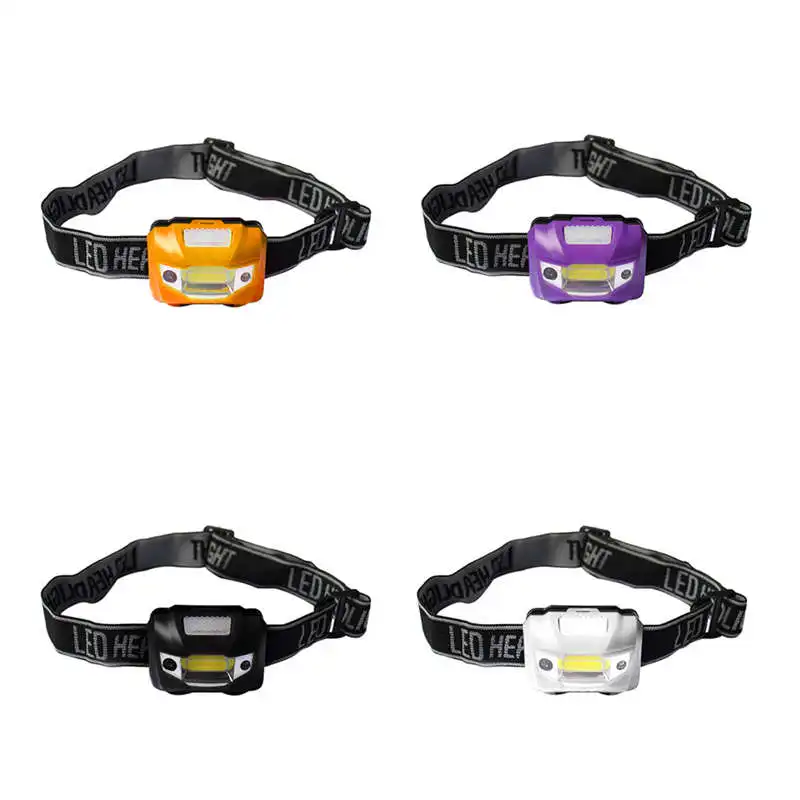 Super Bright Strong Light COB LED Waterproof Sensor Headlights powerful led flashlight headlamps lanterna led bike #4S19#F (6)