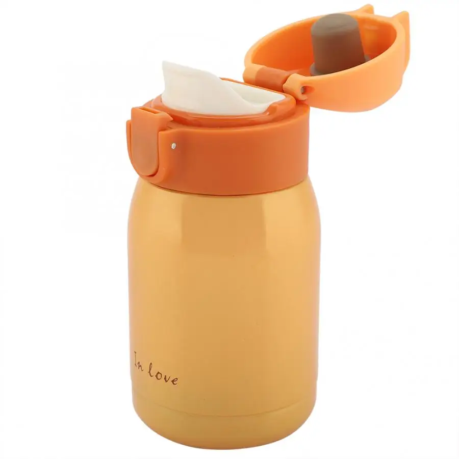 200ML 400ML Stainless Steel Vacuum Cup Mug Bottle Portable Vacuum Tea Coffee Water Bottle School Home Office Travel Mug
