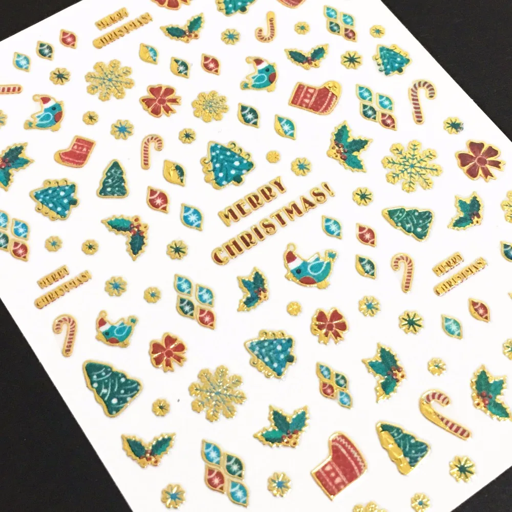 

Newest MG-404 3d nail art sticker decal stamping template Japan Korea type self-adhesive DIY Nail decoration tools