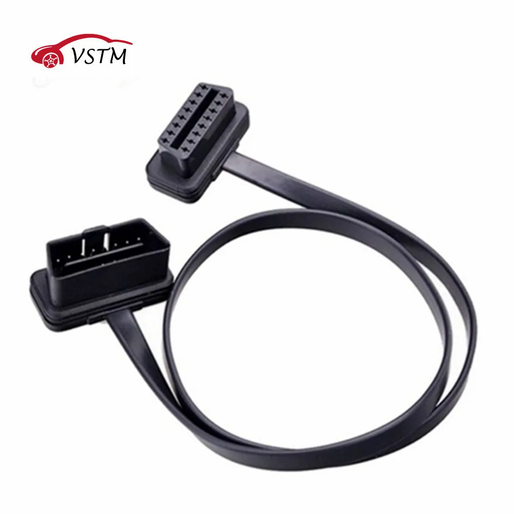 

2018 OBD OBD2 16Pin Female Extension Opening Cable Car Diagnostic Interface Connector OBD II Female Converter OBD2 Male Cable
