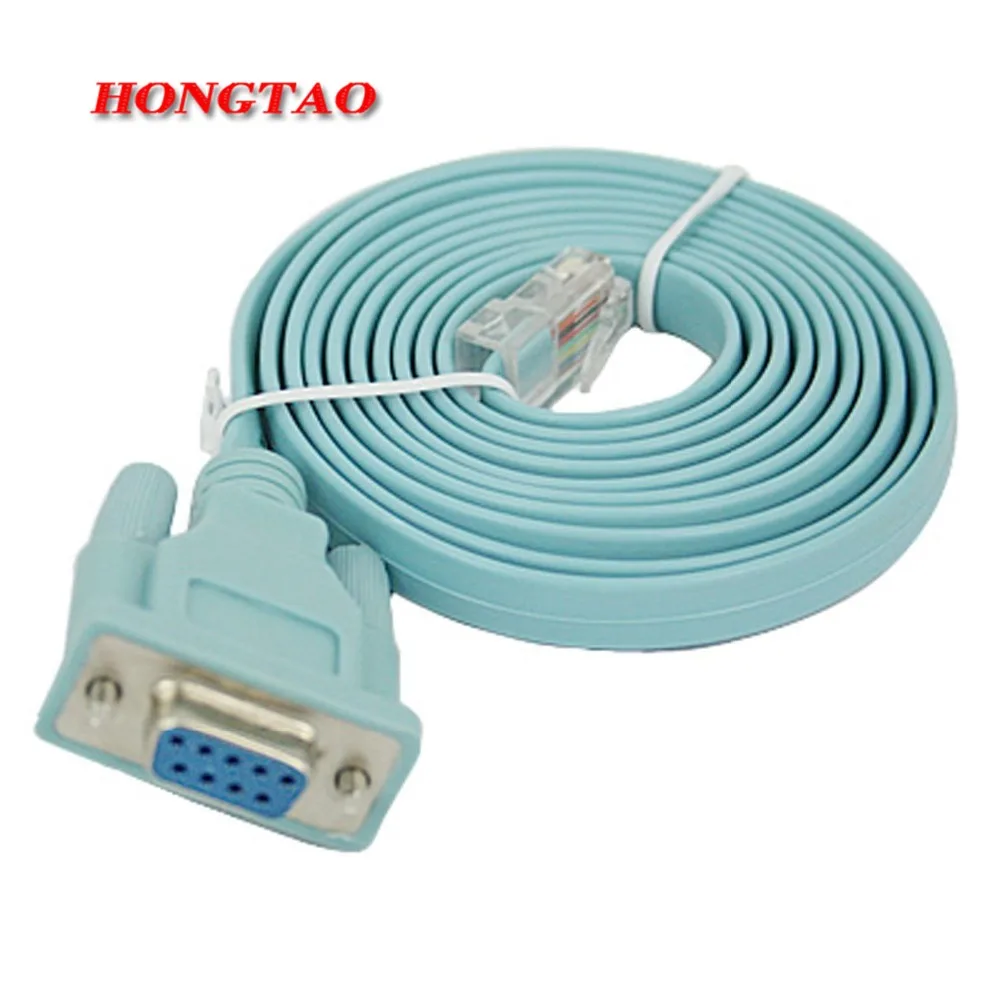 RS232 к USB DB9TO RJ45 последовательному интерфейсу с CAT5 кабель адаптера консоли для Cisc0