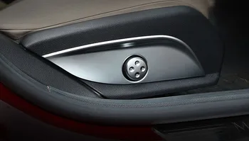 

ABS Chrome Side Seat Adjust Switch Button Cover Panel Trim For Mercedes Benz GLC/CLS/E/C Class W205 W212 W213 Car Accessories