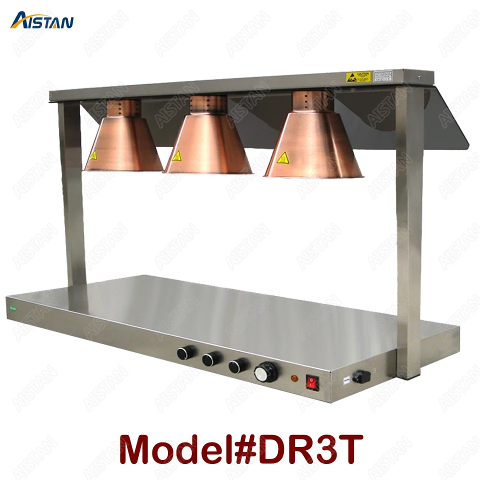 DR3/DR4 electric counter top food warmer heating lamp for buffet and restaurant