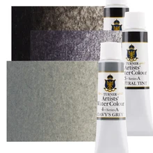 Япония Тернер прозрачный акварельный пигмент трубчатый жидкий черный белый серый серия 15 мл один филиал