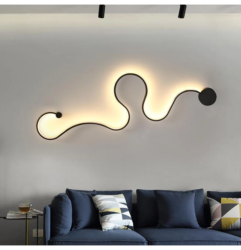 Постмодерн простой креативный настенный светильник led прикроватная тумбочка для спальни украшение скандинавского дизайна гостиная коридор настенные светильники-бра для гостиницы