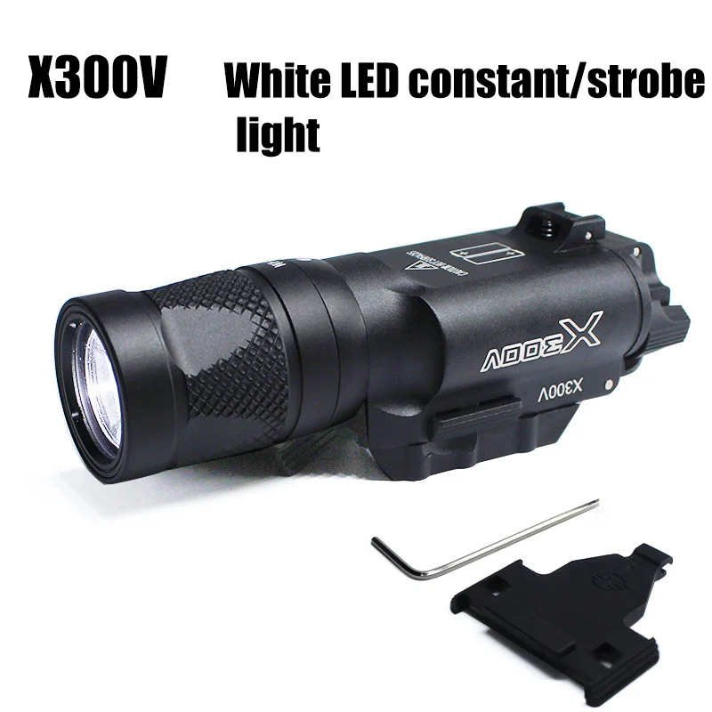 

X300V Tactical Light 500 Lumens Weapon Light Constant / Strobe Output LED Pistol Light for Hunting Airsoft Handgun Flashlight