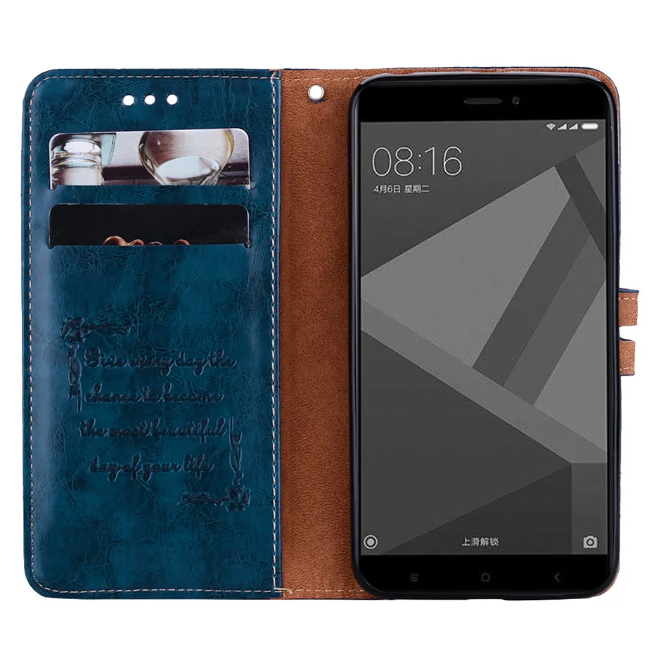 MOUSEMI Redmi 4X Case For Xiaomi Redmi Note 4X Flip Phone Cases For Man Leather Wallet Cover For Redmi Note 4 Global 4A 4X Case  (11)