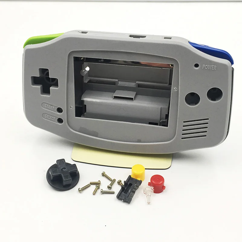 

10sets Replacement For SNES SFC Edition Grey Housing Shell Cover Buttons for Nintendo Gameboy Advance GBA