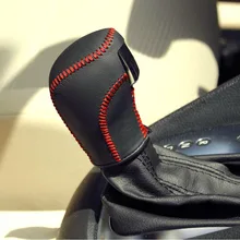 Чехол для автомобильного редуктора для Volkswagen Golf Passat Touran Tiguan POLO Sagitar Lavida, Кожаные Ошейники с автоматической передачей, Передняя Кнопка