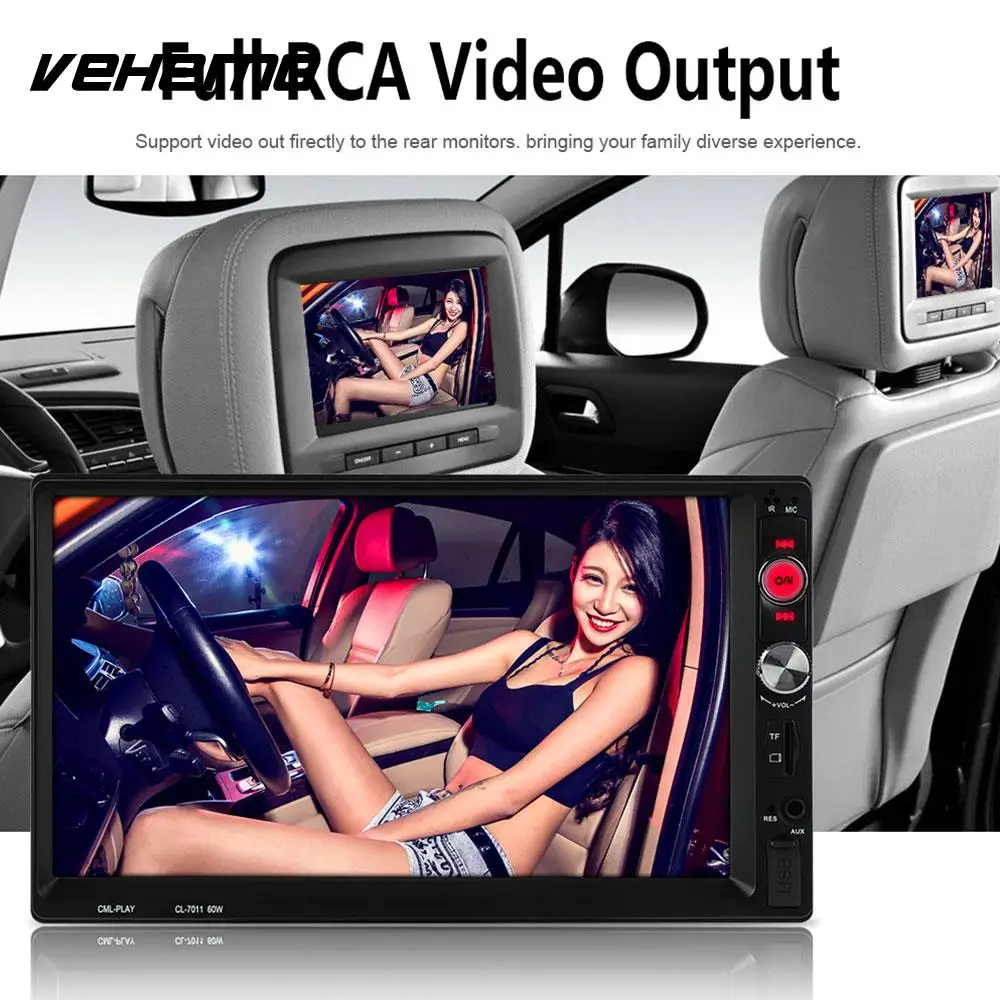 

Mirror Link 7 Inch 2Din MP5 Player Audio Video Player Remote Control Car Electronics Automobile Car Audio
