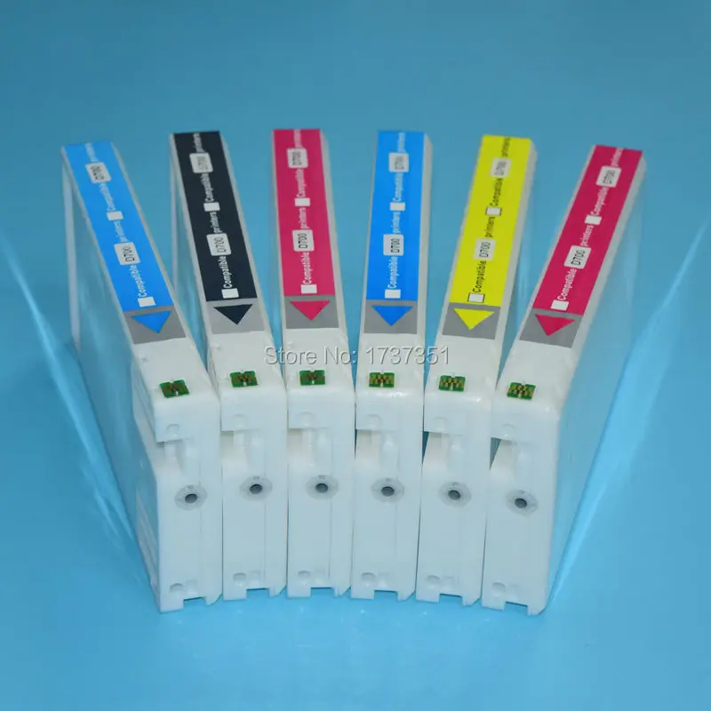 6 цветов 200 мл с красящими чернилами для fuji пленочного DX-100 совместимый картридж с чипом для fuji DX100 предварительно заполненный чернилами принтер