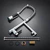 Chrome Dual Swivel Spout Kitchen Sink Faucet Thermostatic Pull Down Hot and Cold Spring Kitchen Mixer Cranes Deck Mounted ► Photo 2/6