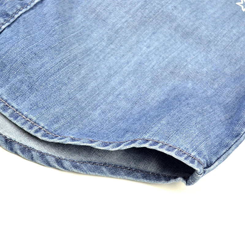 9Boys Denim Shirts Blouses Long Sleeve Kids Jeans Tops Letter Cartoon Printed Cowboy Outwear