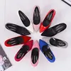 Women's Shoes Large Size Boats Shoes Woman High Heels Wedding Shoes Pumps zapatos mujer 2022 Thick Heels ladies shoes Black Red ► Photo 2/6